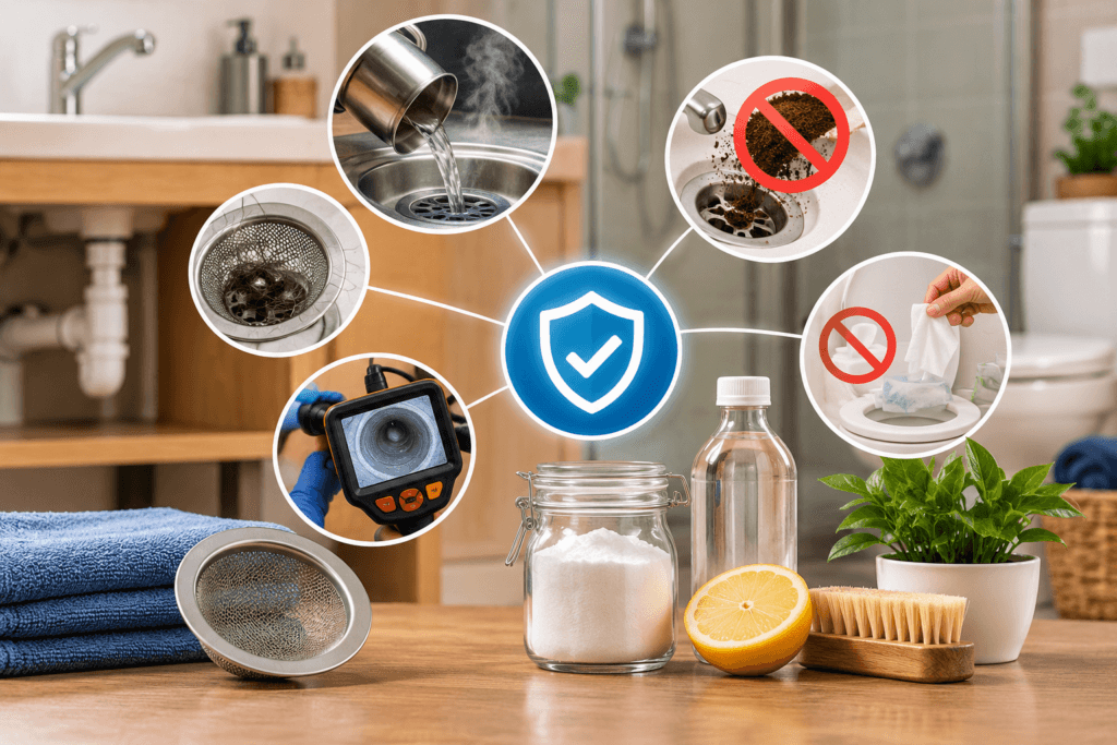 5 conseils pour éviter les canalisations bouchées